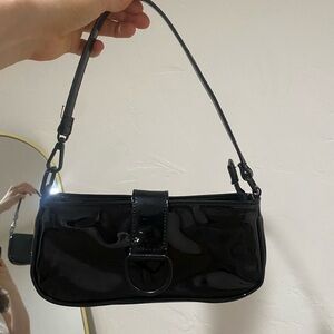Black Patent Leather Women's Bag Forever 21